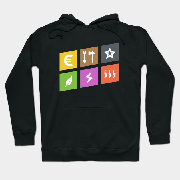 Terraforming Resources Board Games Hoodie by pixeptional